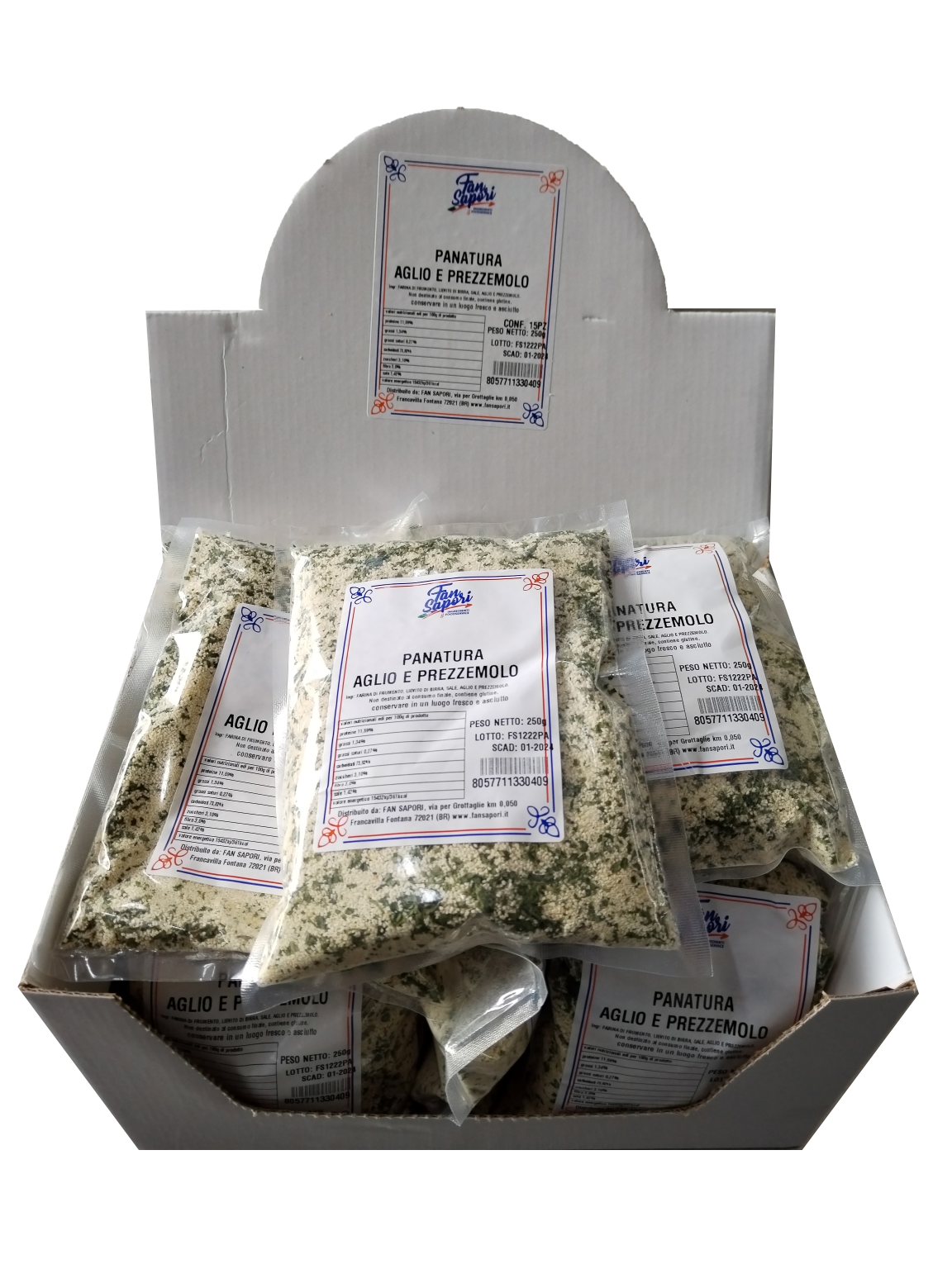 Fan Sapori Panatura Aromatizzata Aglio e Prezzemolo 250gr